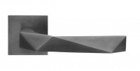 Дверная ручка на квадратной розетке DND HANDLES LU41 PGS LUXURY DUE графит сатинированный