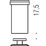 Basic Q\дозатор для жидкого мыла настенный, хром/стекло B9337 - Basic Q\дозатор для жидкого мыла настенный, хром/стекло B9337