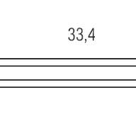 Basic Q/держатель для полотенца-33.4см, двойной поворотный, хром B3712 - Basic Q/держатель для полотенца-33.4см, двойной поворотный, хром B3712