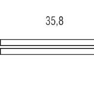 ROAD/держатель для полотенца-35,8см, двойной поворотный, хром B8012 - ROAD/держатель для полотенца-35,8см, двойной поворотный, хром B8012
