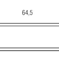 Basic/держатель для полотенца-64.5см, хром B2711 - Basic/держатель для полотенца-64.5см, хром B2711