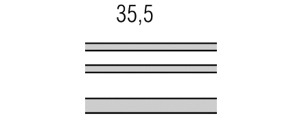 Nordic/полотенце-держатель двойн.-35,5. B5212 - Nordic/полотенце-держатель двойн.-35,5. B5212
