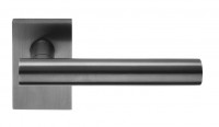 Дверная ручка на квадратной розетке DND HANDLES BN10/R PGS BLEND графит сатинированный