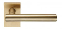 Дверная ручка на квадратной розетке DND HANDLES BN10/R PVD-SG BLEND античное сатинированное золото