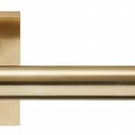 Дверная ручка на квадратной розетке DND HANDLES BN10/R PVD-SG BLEND античное сатинированное золото - Дверная ручка на квадратной розетке DND HANDLES BN10/R PVD-SG BLEND античное сатинированное золото