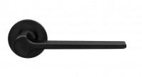 Дверная ручка на круглой розетке DND HANDLES GK12 ONO GINKGO черный